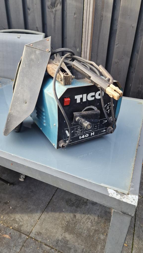 Tico lasapparaat tot 140A kopertrafo, Doe-het-zelf en Verbouw, Gereedschap | Lasapparaten, Gebruikt, Elektroden, Minder dan 150 ampère