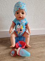 Baby Born 43cm jongenspop met accessoires., Ophalen of Verzenden, Zo goed als nieuw, Babypop