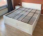 IKEA Brimnes bed 160x200, Huis en Inrichting, Slaapkamer | Bedden, Ophalen, Gebruikt, Wit, Tweepersoons