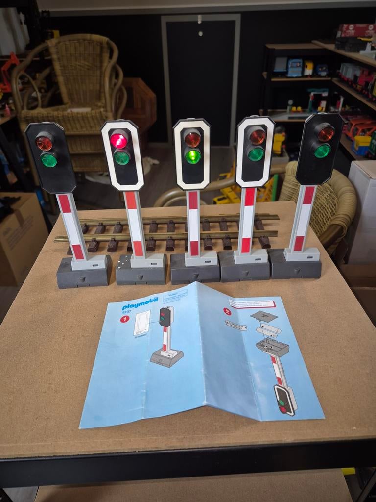 Playmobil seinlichten, Ophalen of Verzenden, Gebruikt, Gelijkstroom, Overige merken