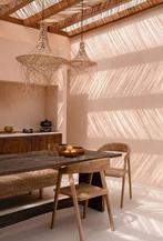 Mykonos rotan hanglamp nieuw, Huis en Inrichting, Lampen | Hanglampen, Verzenden, Nieuw, Minder dan 50 cm