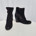 Mooie zwarte leren enkellaarzen. mt 41. Merk Ella Cruz, Kleding | Dames, Schoenen, Hoge laarzen, Zwart, Ophalen of Verzenden, Zo goed als nieuw