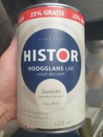 Histor Hoogglans Lak RAL 9010 - Nieuw!, Wit, Nieuw, Ophalen of Verzenden, Verf
