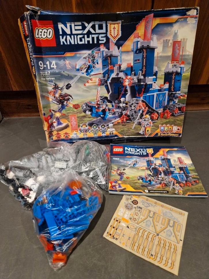 LEGO Nexo Knights 70317 - Fortrex, Kinderen en Baby's, Speelgoed | Duplo en Lego, Gebruikt, Lego, Complete set, Ophalen of Verzenden