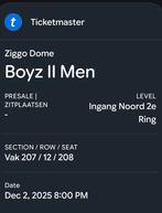 Boyz ll Men, Tickets en Kaartjes, Twee personen, December