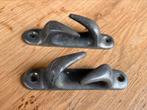 Bronzen / messing verhaalklampen / boegklampen 103 mm, Watersport en Boten, Ophalen of Verzenden, Gebruikt