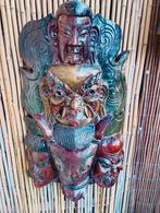 Tibetaanse houtsnijwerk Mahakala deur bescherming masker, Ophalen of Verzenden