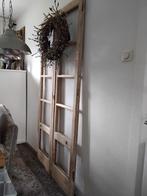 Set van 2 oude openslaande deuren richtprijs €150,-, Gebruikt, Buitendeur, 200 tot 215 cm, Hout
