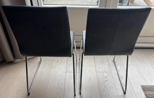 4 Ikea eetkamer stoelen Lillanas, Huis en Inrichting, Stoelen, Zo goed als nieuw, Vier, Zwart, Ophalen