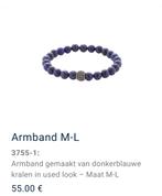 Energetix lapis lazuli armband van € 55 voor € 35, Sieraden, Tassen en Uiterlijk, Overige materialen, Blauw, Nieuw, Ophalen of Verzenden