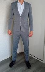 Mooi Grijs Trouwpak, Maat L, Ophalen, Zo goed als nieuw, Grijs, Trouwpak