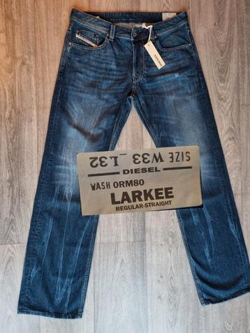 - NIEUWE - DIESEL LARKEE W33 L32 * 33x32 - straight - #D1093 beschikbaar voor biedingen