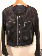 Biker model Jack leer& denim mt:S=36 nieuw, Kleding | Dames, Jassen | Zomer, Ophalen of Verzenden, Zo goed als nieuw, Maat 36 (S)