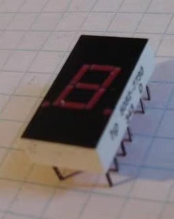 HP 5082-7730 led-display met 7 segmenten. beschikbaar voor biedingen