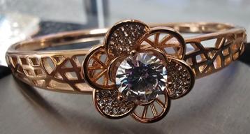 Dames armband / Bracelet rose gold plated *Nieuw*  beschikbaar voor biedingen