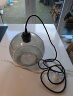 Lampenkap lampenbol groen glas, Ophalen, Gebruikt