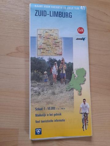 FALK / ANWB TOERISTISCHE KAART ZUID-LIMBURG SCHAAL 1:50.000 beschikbaar voor biedingen