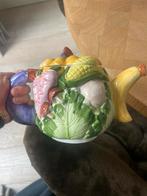 Theepot Italiaans fruit bassano italy vintage, Antiek en Kunst, Ophalen of Verzenden