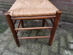boerenstoel vintage met rieten zitting, Antiek en Kunst, Antiek | Meubels | Stoelen en Banken, Ophalen of Verzenden
