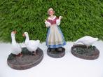 Luville Efteling Kerstdorp  De ganzenhoedster  - set of 3, Verzenden, Nieuw