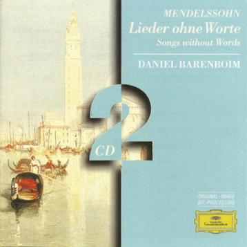 MENDELSSOHN Lieder ohne worte 2 - CD BARENBOIM DG beschikbaar voor biedingen