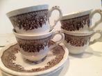 Mason’s Ascot 4 kopjes en 2 schotels, Antiek en Kunst, Antiek | Servies los, Ophalen of Verzenden