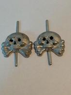 Setje originele panzer skulls, Ophalen of Verzenden, Duitsland, Embleem of Badge