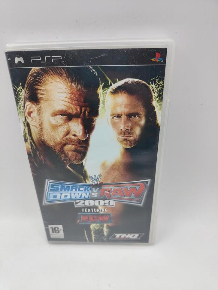 WWE SmackDown vs Raw 2009 - PSP, Spelcomputers en Games, Games | Sony PlayStation Portable, Gebruikt, Vechten, 1 speler, Vanaf 16 jaar