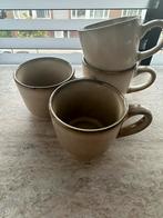 Set 4 kopjes Vancouver Blokker Beige, Huis en Inrichting, Keuken | Servies, Ophalen of Verzenden, Zo goed als nieuw, Overige stijlen