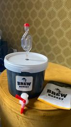 Brew monkey bierbrouwer emmer, Ophalen of Verzenden, Gebruikt, Kunststof, Met deksel