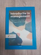 Introductie in management - Peter Thuis - 4e druk, Ophalen of Verzenden, Zo goed als nieuw, Management, Peter Thuis