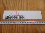 sticker MANHATTAN *, Ophalen, Zo goed als nieuw, Sticker