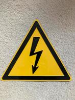 Waarschuwing hoogspanning bord, Ophalen of Verzenden