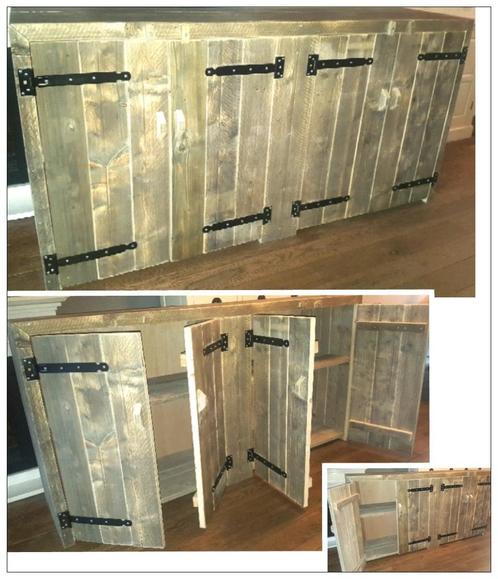 Dressoir steigerhout op maat/model gemaakt NIEUW, Huis en Inrichting, Kasten | Dressoirs, Nieuw, Ophalen of Verzenden