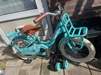 16" kinderfiets met voordrager, slot en zijwieltjes!, Zijwieltjes, Ophalen, Puck, 16 tot 20 inch