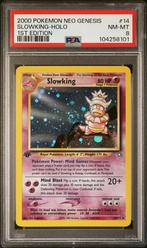 Slowking 1st Ed. Holo 14/111 - Neo Genesis 2000 - PSA 8, Ophalen, Zo goed als nieuw