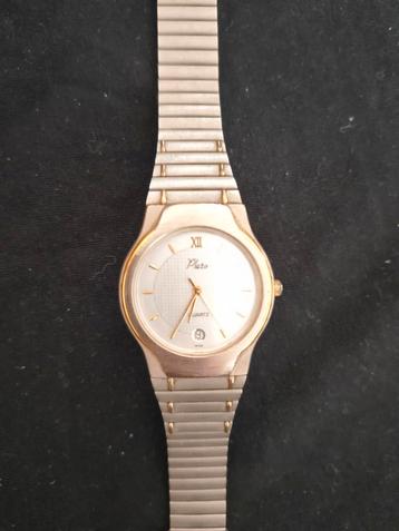 Plato Herenhorloge - Stijlvol en Tijdloos beschikbaar voor biedingen