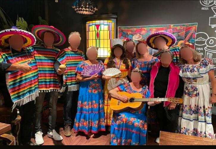 Carnaval Mexicaanse Kleding, Kleding | Dames, Carnavalskleding en Feestkleding, Zo goed als nieuw, Kleding, Carnaval, Maat 38/40 (M)