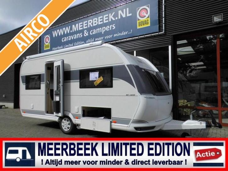 Hobby De Luxe 460 UFE 3409,=KORTING THULE & MOVER &a, Caravans en Kamperen, Caravans, tot en met 4, 1000 - 1250 kg, Rondzit, Hobby