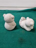 beelden beertjes wit porselein, Ophalen of Verzenden