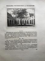 066 / Haarlem de Prinsenhof Kopergravure 1731, Antiek en Kunst, Ophalen of Verzenden