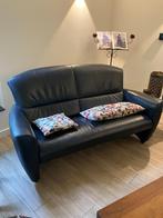 bank blauw, Huis en Inrichting, Banken | Bankstellen, Ophalen, Gebruikt, Minder dan 75 cm, Tweepersoons