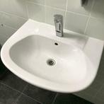 Wastafels Villeroy & Boch met Franke sensorkraan  €100,-, Gebruikt, Niet ingevuld, 50 tot 100 cm, Minder dan 100 cm