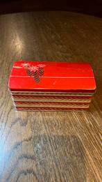 Vintage Albert Heijn Biscuittrommel uit de jaren 60, Ophalen of Verzenden, Gebruikt, Overige