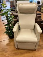Sta op stoel Relaxfauteuil Fitform soepel leer met garantie, Huis en Inrichting, Fauteuils, Ophalen of Verzenden, Zo goed als nieuw
