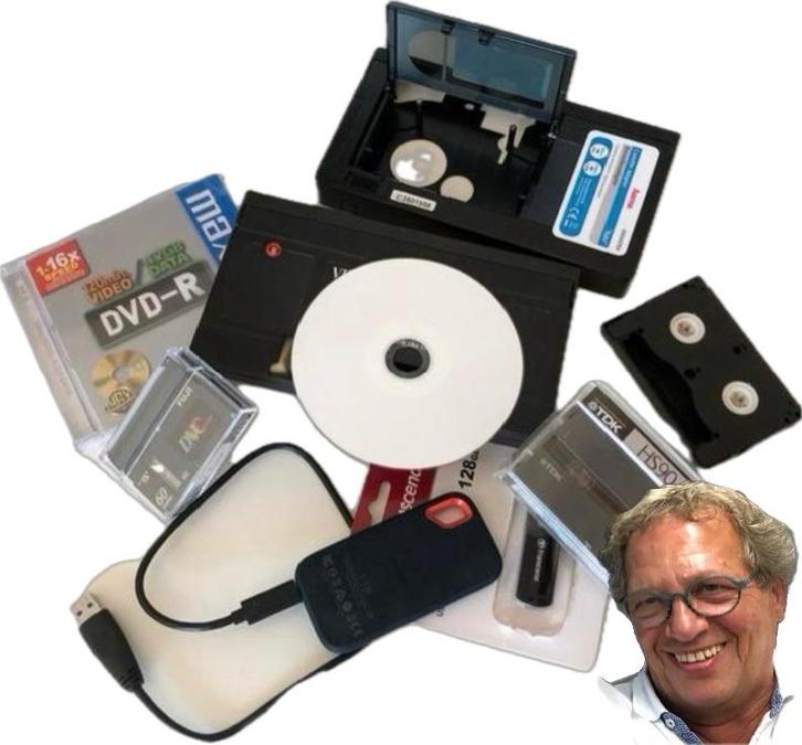 Overzetten video in hoge kwaliteit naar USB/externe HD-SSD, Audio, Tv en Foto, Videospelers, Zo goed als nieuw, Videoband, Ophalen of Verzenden