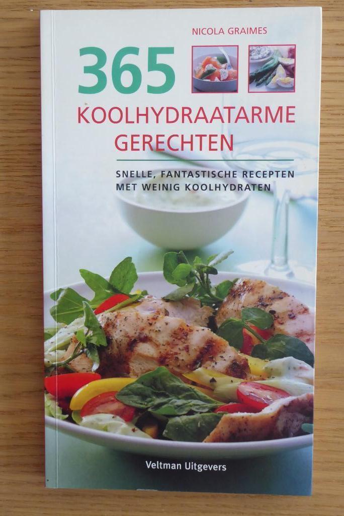365 koolhydraatarme recepten   -  Nicola Graimes, Boeken, Kookboeken, Zo goed als nieuw, Verzenden