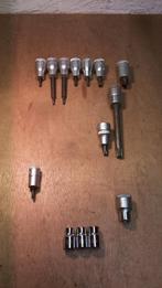 Gedore Hazet Stahlwille Torx doppen en contra torx E10/12/14, Ophalen of Verzenden, Zo goed als nieuw