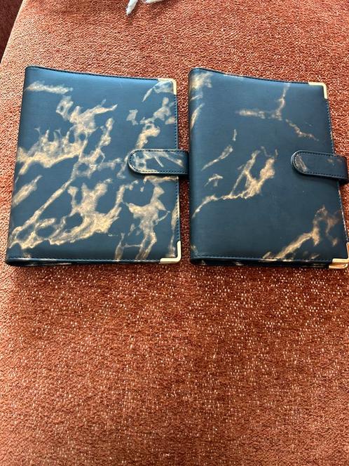 Zwarte marmerlook binders/map a5, Hobby en Vrije tijd, Overige Hobby en Vrije tijd, Nieuw, Ophalen of Verzenden