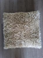 Groot pluizig kussen bruin, Ophalen, Gebruikt, Bruin, Vierkant